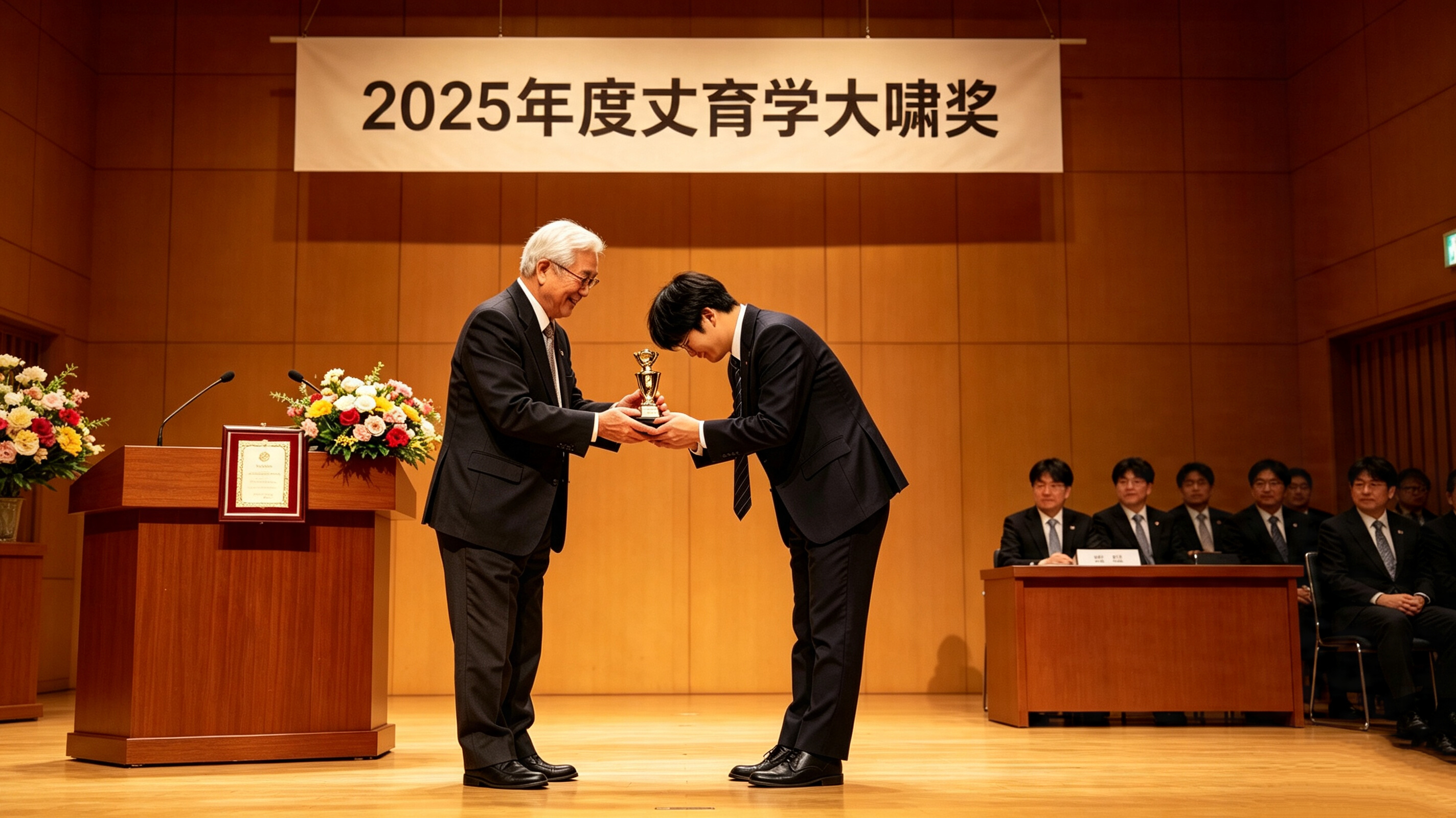 “丈育学大笑奖”奖状印成“丈育学大啸浆”，受奖人称此为三度神迹